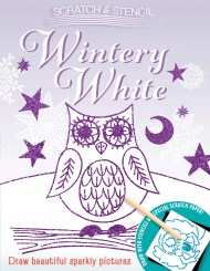 Scratch & Stencil: Wintery White