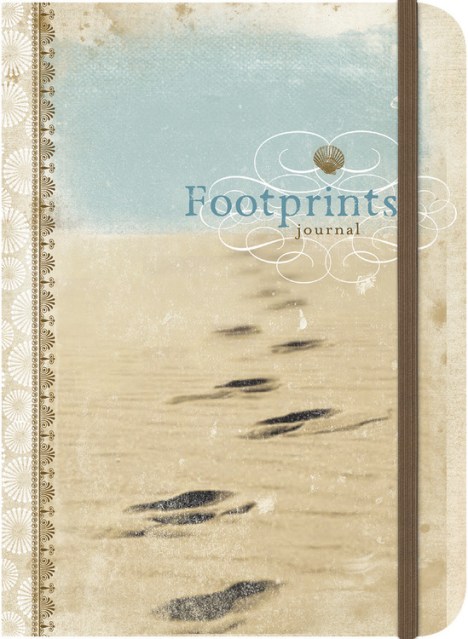 Footprints-Inspirational Message Blank Journals